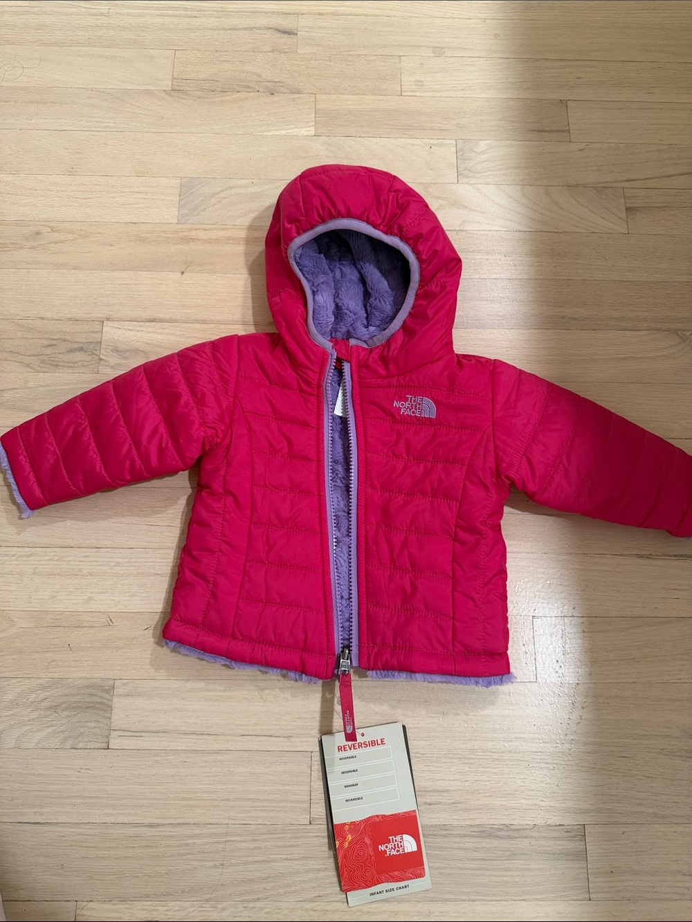 The North Face Reversible Pink & Purple Toddler Jacket